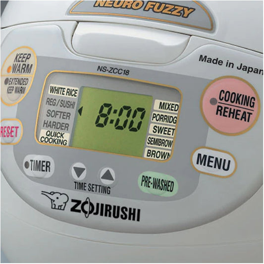 Zojirushi NS-ZCC18WZ | 10-Cup MICOM RICE COOKER Neuro Fuzzy