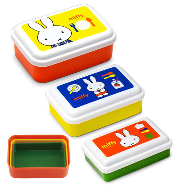 LUNCH CONTAINERS 3pc PL Miffy