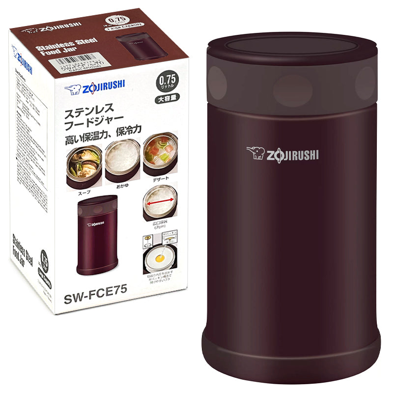 Zojirushi SW-FCE75-FPWebParent | 0.75L FOOD JAR Stainless Steel