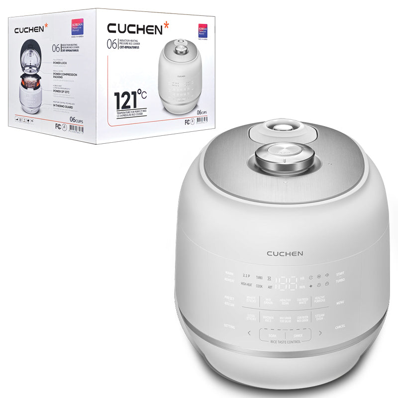 CUCHEN CRT-RPK0670WUS | 6-Cup IH-PRESS RICE COOKER