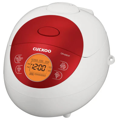 CUCKOO CR-0351FR | Micom Rice Cooker Red 3 Cups