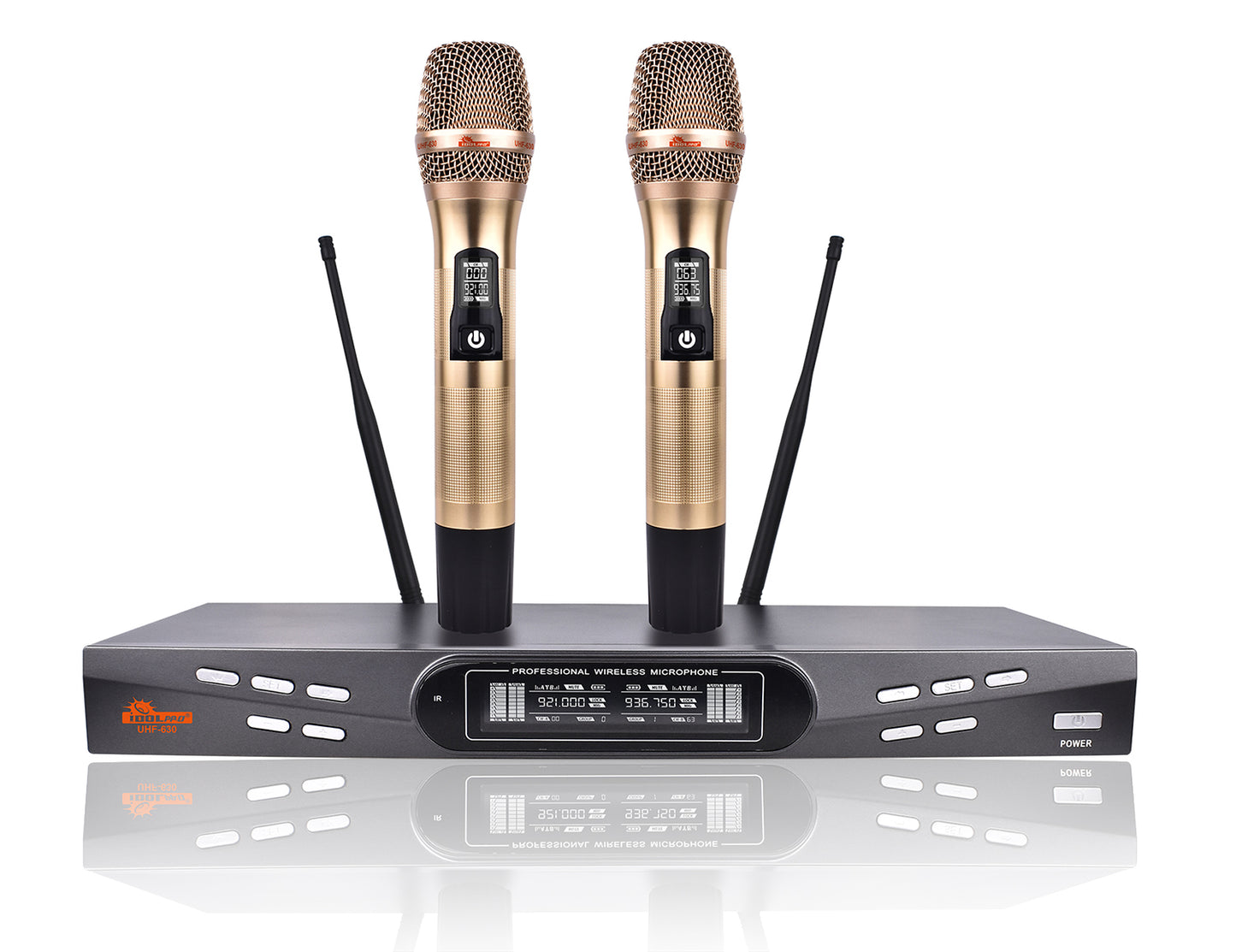 IDOLpro ASM34 | Karaoke System with 1000W Subwoofer, 1000W Speakers, Dual Wireless Microphones, and 3000W Mixing Amplifier Home Karaoke System