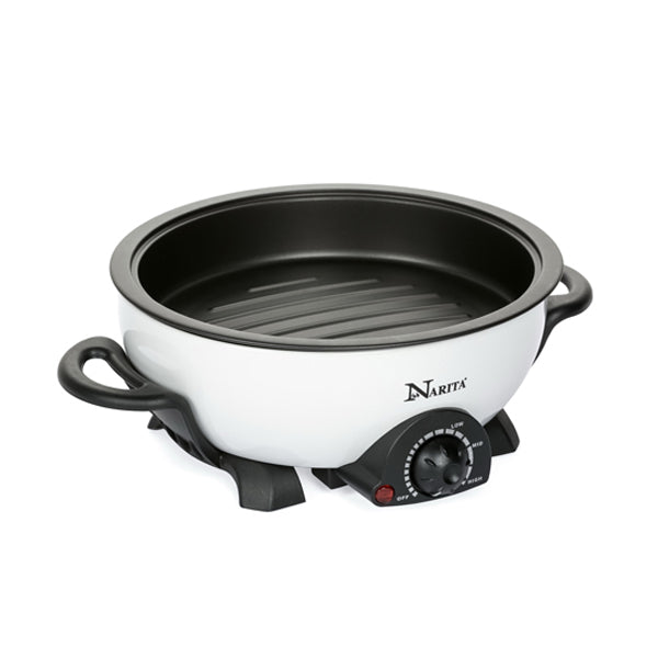 Narita NEC-402W | 4L ELEC. MULTI HOT POT and Grill