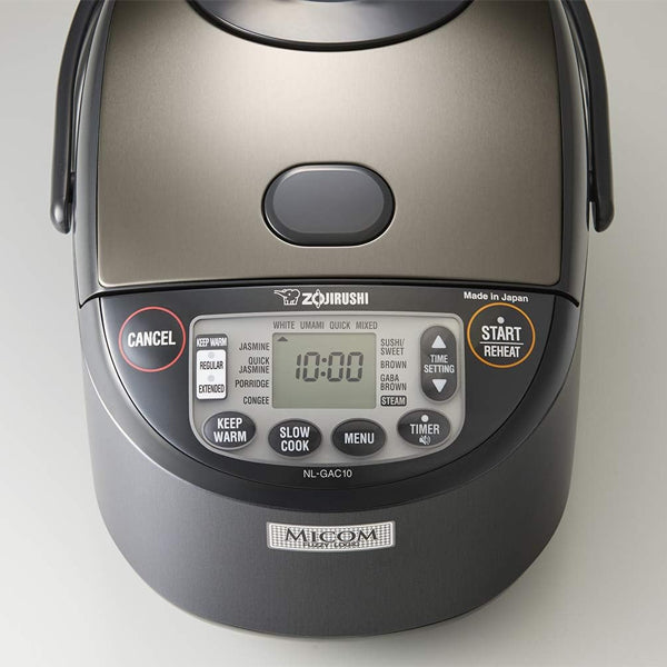 Zojirushi NL-GAC18-BM | 10-Cup MICOM RICE COOKER with WARMER