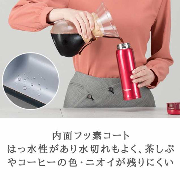 Zojirushi SM-SE48-BZ | 0.48L VACUUM MUG Flip-Open