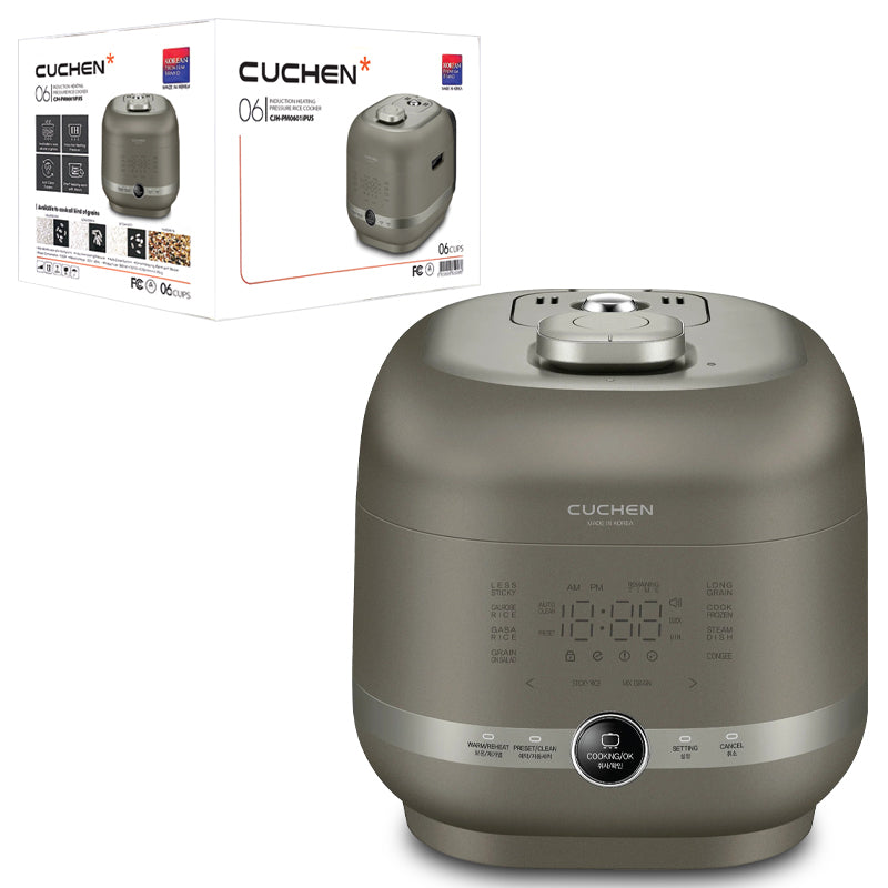 CUCHEN CJH-PM0601iPUS | 6-Cup IH PRESS RICE COOKER