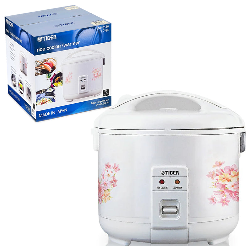 TIGER JNP0550/FL | 3-Cup Rice Cooker and Warmer