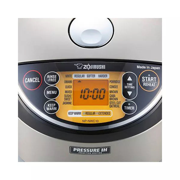 Zojirushi NP-NWC10-XB | 5.5-Cup IH PRESSURE COOKER