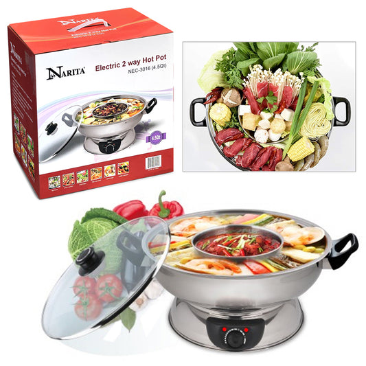 Narita NEC-3016 | 4.5-Quartz ELEC. 2 WAY HOT POT