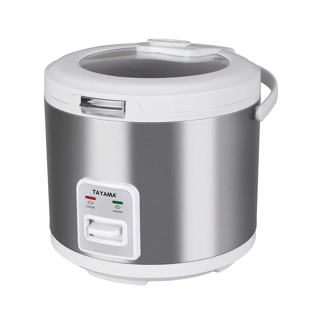 Tayama TGRC-180 | 10-Cup Rice Cooker with Glass Lid