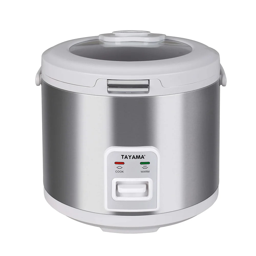 Tayama TGRC-180 | 10-Cup Rice Cooker with Glass Lid