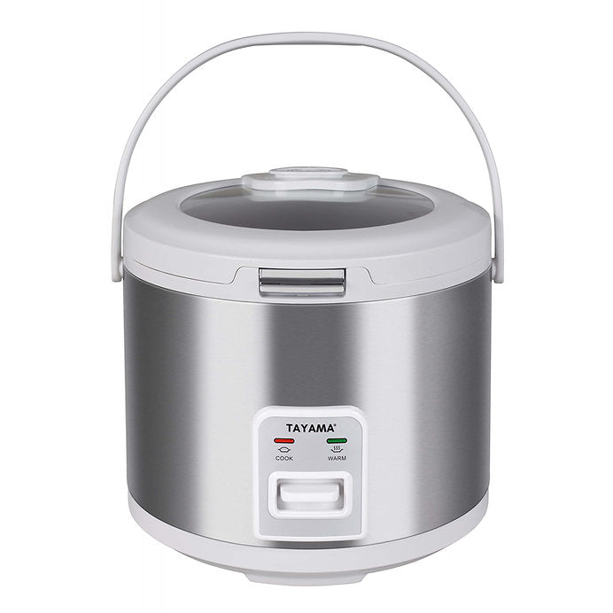 Tayama TGRC-180 | 10-Cup Rice Cooker with Glass Lid