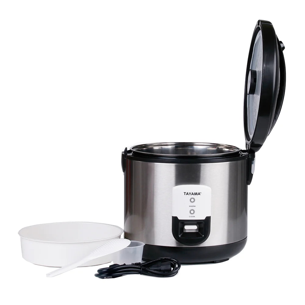 Tayama TRSC-10 | 10-Cups Rice Cooker with Steamer