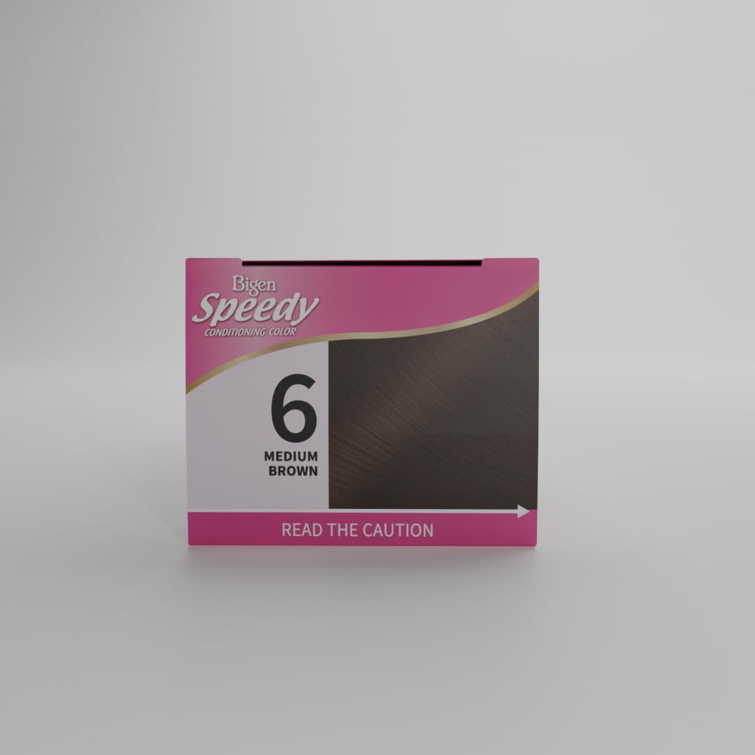 BIGEN FJFIEJFOK1032 | Speedy Conditioning Color Refill: 6 Medium Brown - 3 Pack