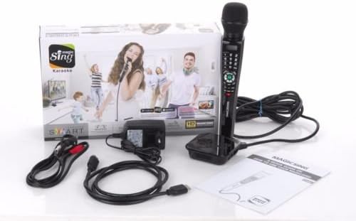 Magicsing E-1 | New Smart Home Karaoke System Microphone Stream 10,000+ English/American Songs · Requires WiFi · Free 12-Month Subscription Code for Tagalog Hindi Korean Spanish Russian