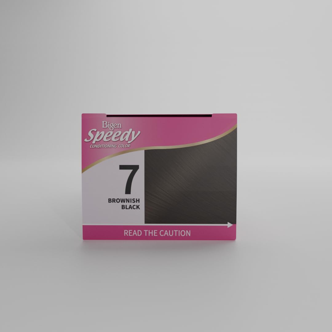 BIGEN UE-9Q4F-RR4E | Speedy Conditioning Color Refill: 7 Brownish Black - 3 Pack