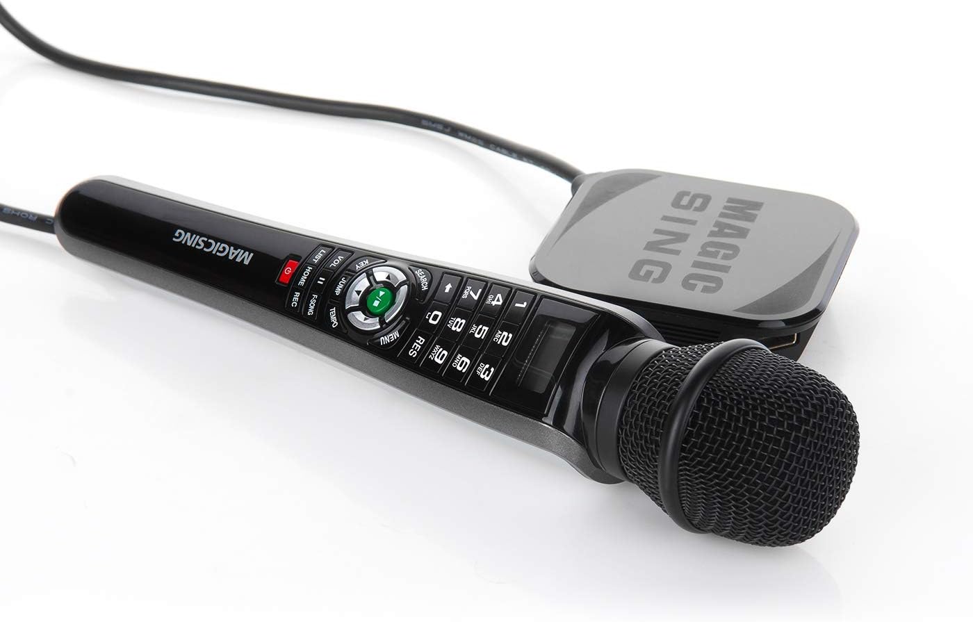 Magicsing E-1 | New Smart Home Karaoke System Microphone Stream 10,000+ English/American Songs · Requires WiFi · Free 12-Month Subscription Code for Tagalog Hindi Korean Spanish Russian