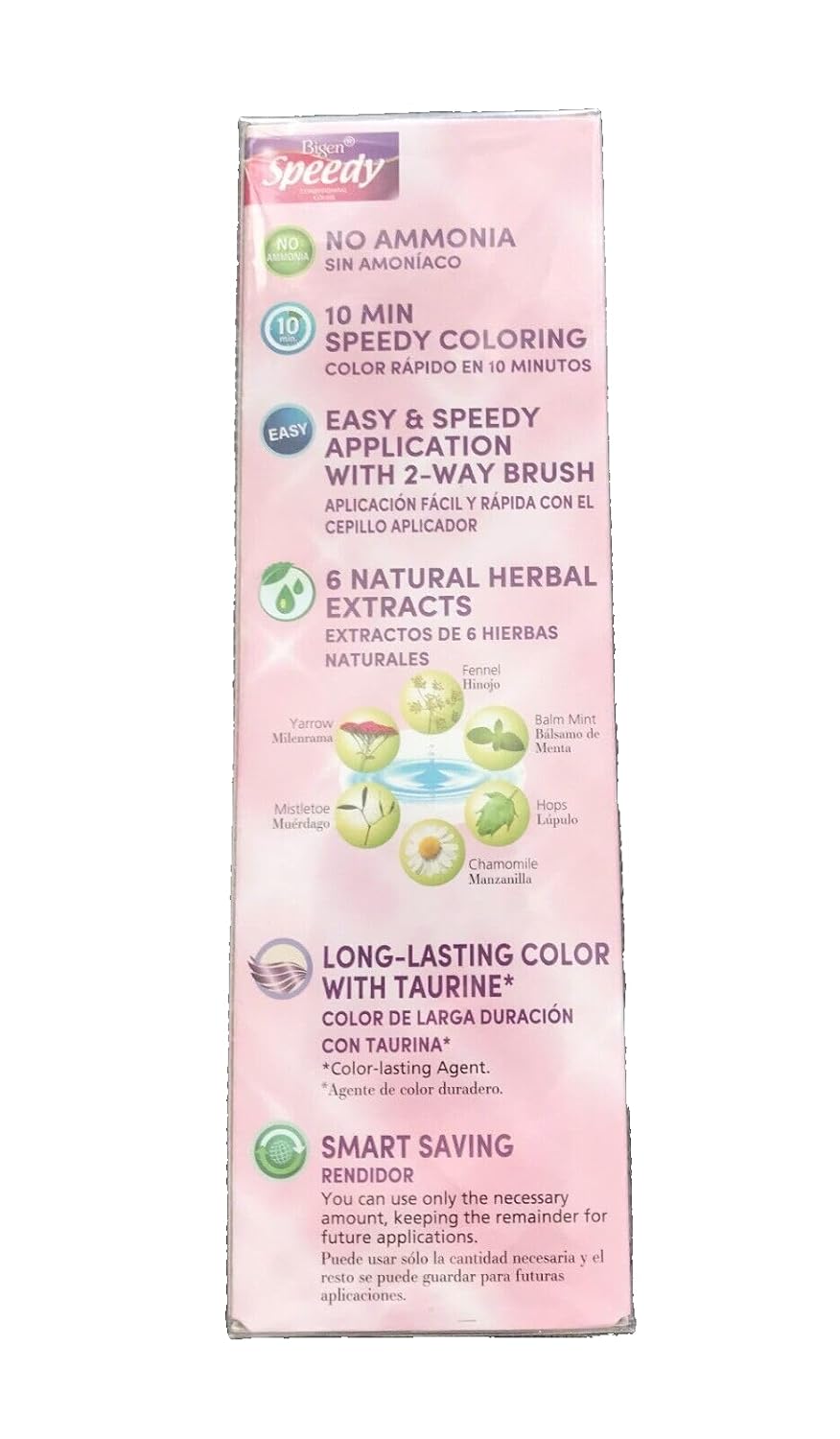 BIGEN  CR-C3GK-RUQT | HOYU Speedy Hair Color, No. 2 Light Warm Chestnut (Pack Of 6)