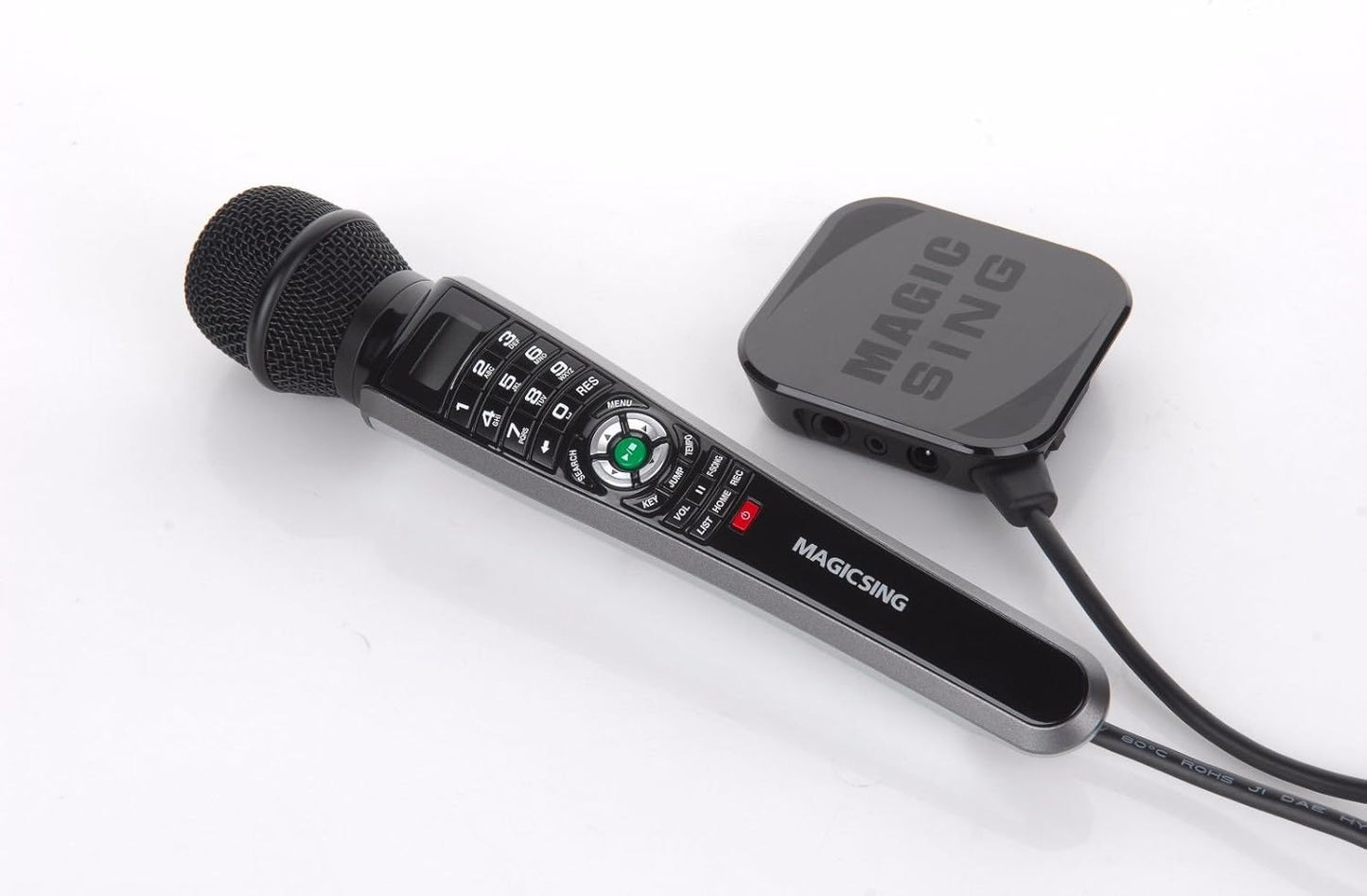 Magicsing E-1 | New Smart Home Karaoke System Microphone Stream 10,000+ English/American Songs · Requires WiFi · Free 12-Month Subscription Code for Tagalog Hindi Korean Spanish Russian