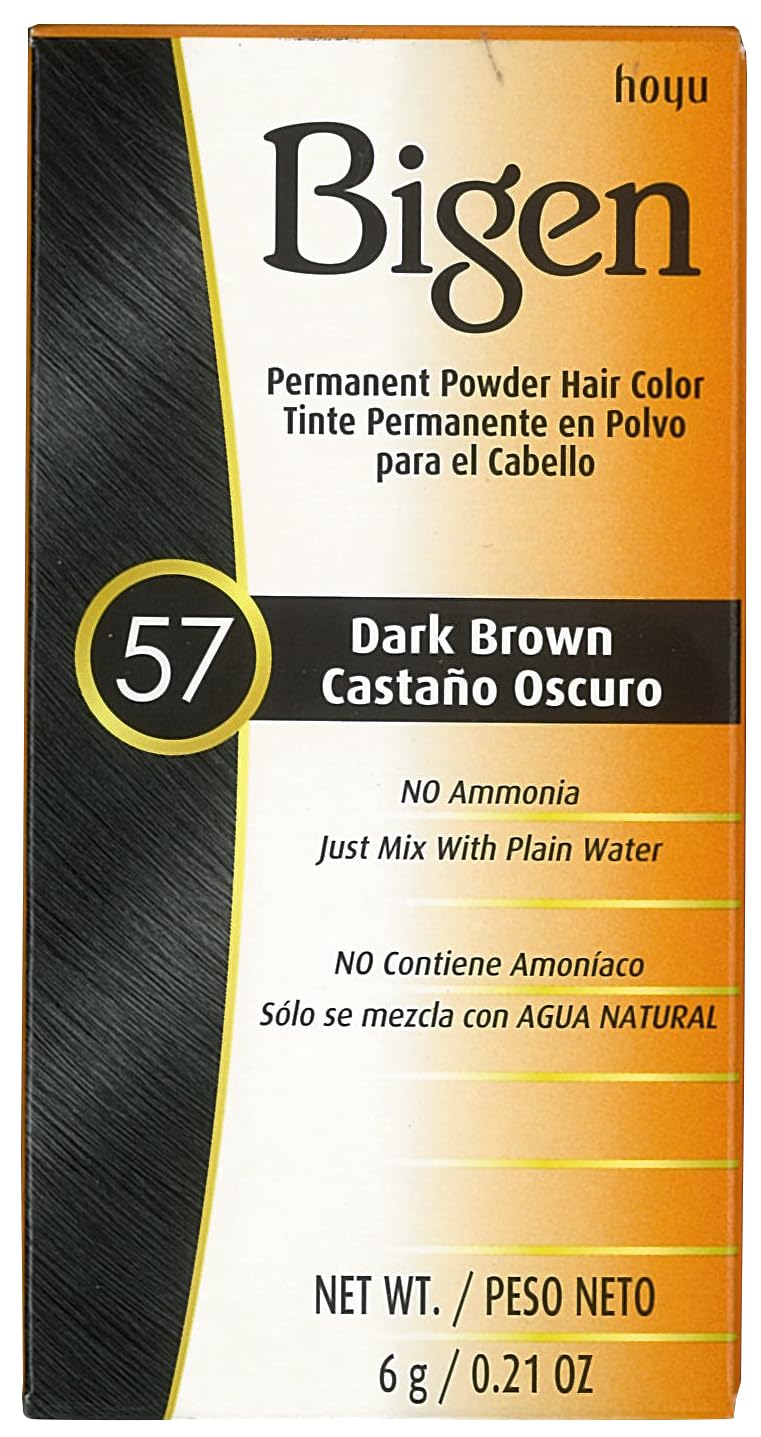 BIGEN PPAX1395750 | Permanent Powder Hair Color 57 Dark Brown 1 ea (Pack of 10)