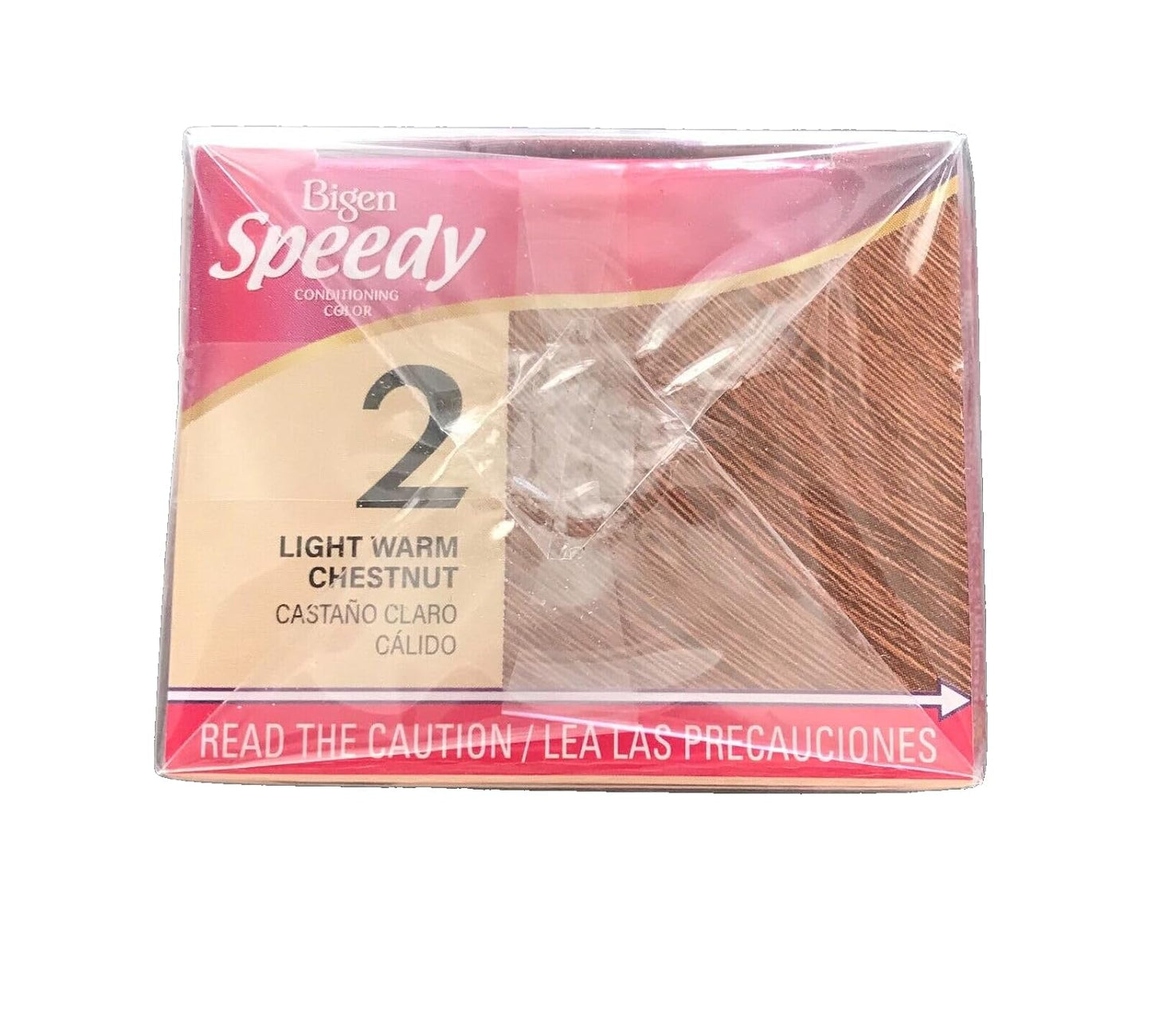 BIGEN  CR-C3GK-RUQT | HOYU Speedy Hair Color, No. 2 Light Warm Chestnut (Pack Of 6)