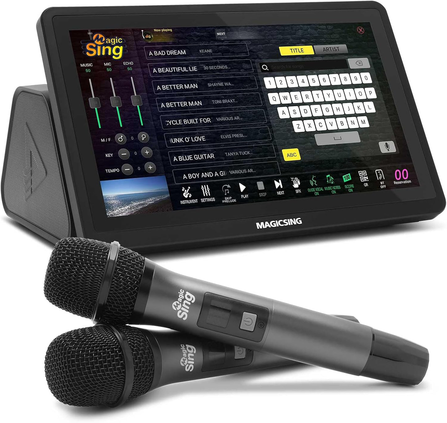 Magicsing ATK1000 | 2025 New All-in-One Karaoke – Wireless Mic, Free Song Updates, No App Required