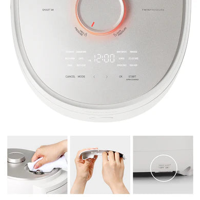 CUCKOO CRP-OHTR0609FW | Twin IH Pressure Rice Cooker 6 Cups