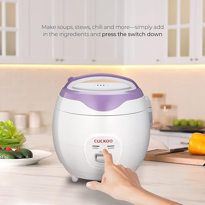 CUCKOO CR-0671V | 6-Cup Electric Heating Rice Cooker