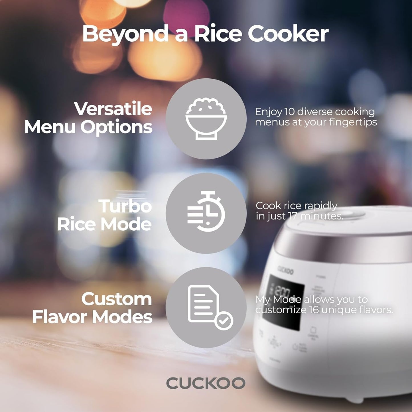 CUCKOO CRP-P1009SW | 10-Cup Electric Heating Pressure Cooker & Warmer – 12 Built-in Programs, Glutinous (White), Mixed, Brown, GABA Rice