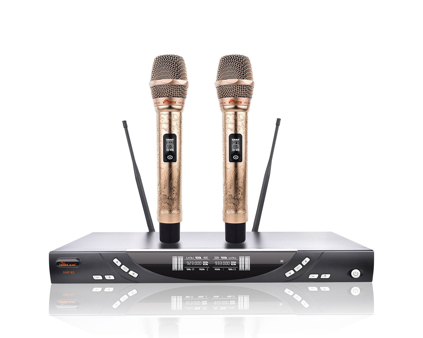 IDOLpro ASM25 | 6000W Perfect Home Karaoke System With Dual Luxury Wireless Microphones, 1200W Speakers