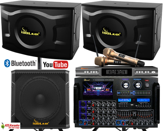 IDOLmain ASM41 | 8000W Complete Karaoke System With 15" 1500 Subwoofer